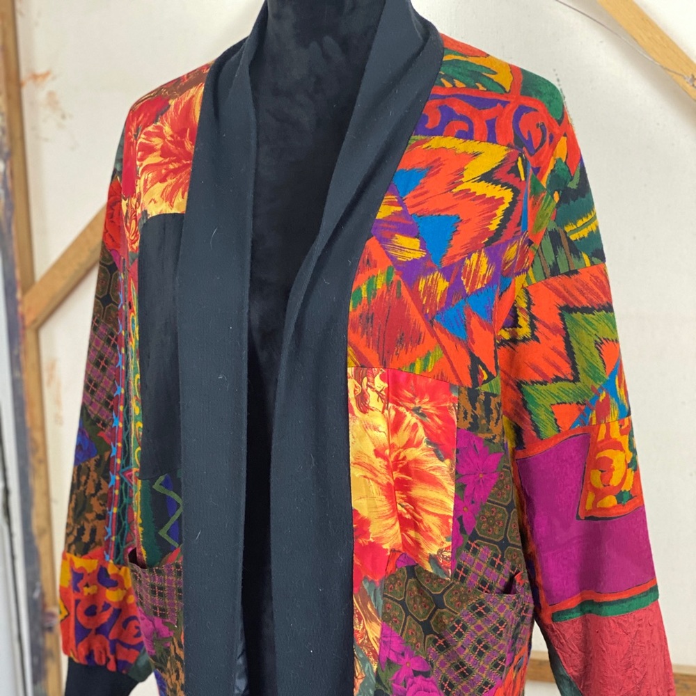 Multicolor patchwork jacket - Picture 2 of 4